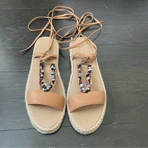 NWOT ASOS designs gemstone espadrille sandals
